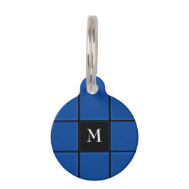 Single für Blau und Schwarze Streifen Haustiermarke