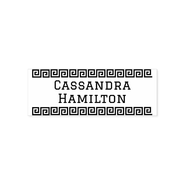 Single für griechisches Schlüsselband oder nur für Permastempel (Design)