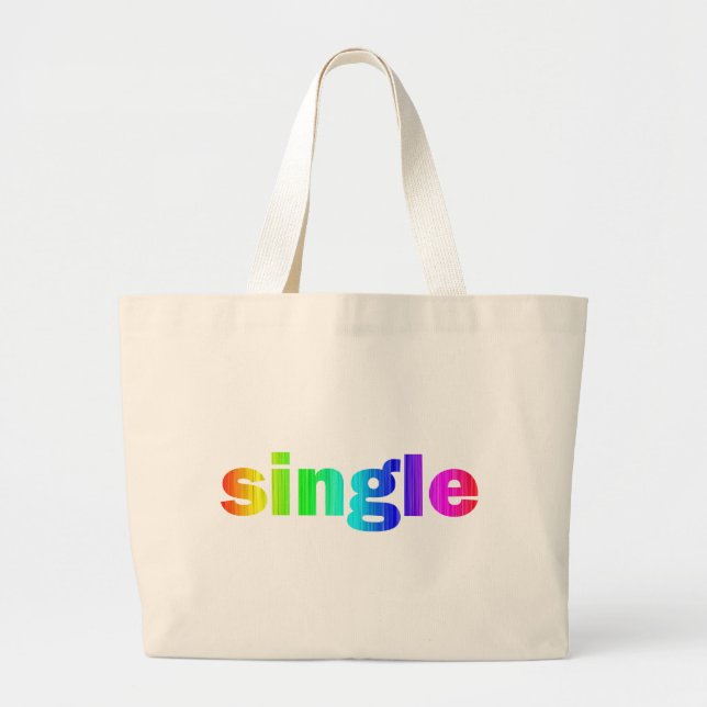 Single Jumbo Stoffbeutel (Vorne)