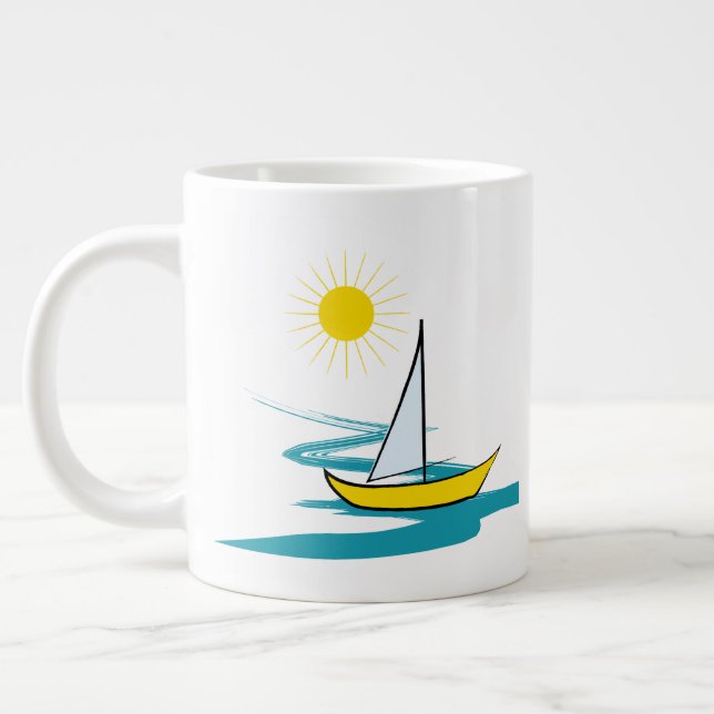 Single Jumbo-Tasse (Links)