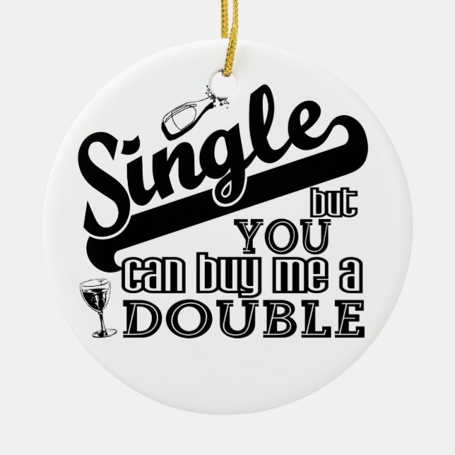 SINGLE KERAMIKORNAMENT (Vorne)