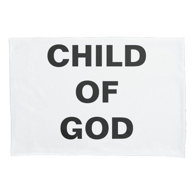 Single "Kind Gottes" Kissenbezug (Vorderseite)