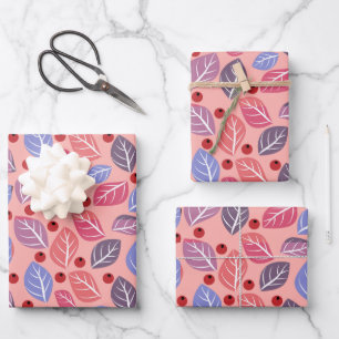 Single Leaf Geschenkpapier Set