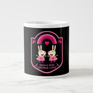 Single Mama von zwei Gewinnern Jumbo-Tasse