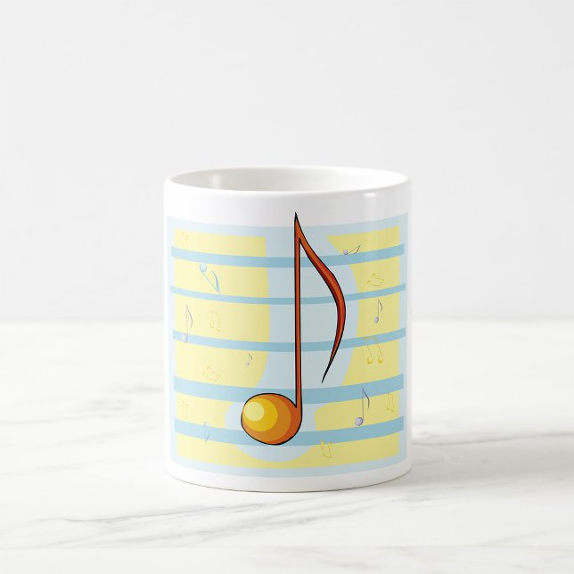 Single Musical Note Kaffeetasse (Von Creator hochgeladen)