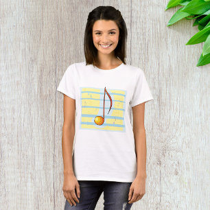 Single Musical Note T-Shirt