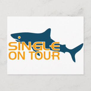Single on Tour Postkarte