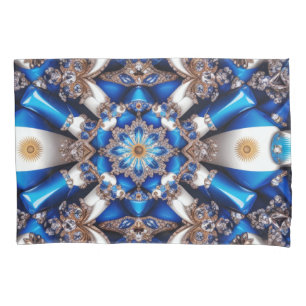 Single Pillowcase mit argentinischen Farben Kissenbezug