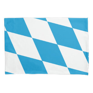 Single Pillowcase mit bayerischer Flagge Kissenbezug