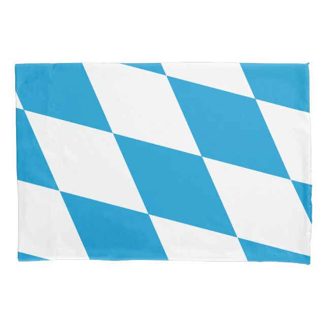 Single Pillowcase mit bayerischer Flagge Kissenbezug (Vorderseite)