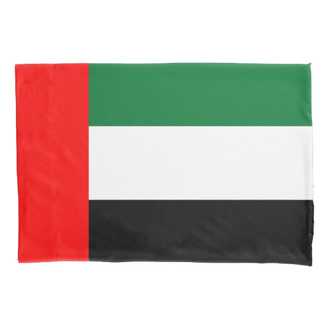 Single Pillowcase mit der Flagge der VAE Kissenbezug (Vorderseite)