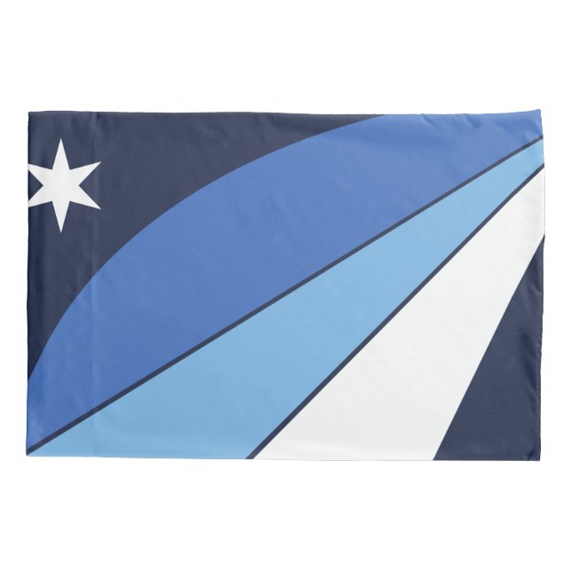 Single Pillowcase mit Flagge von Columbia, SC Kissenbezug (Rückseite)