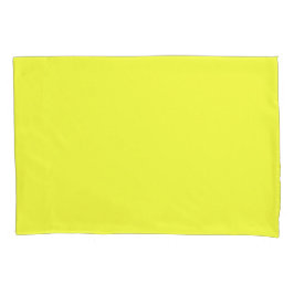 Single Pillowcase, Standard, Neongelb Kissenbezug