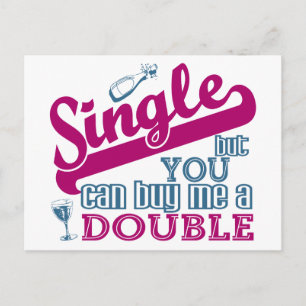 SINGLE-Postkarte Postkarte