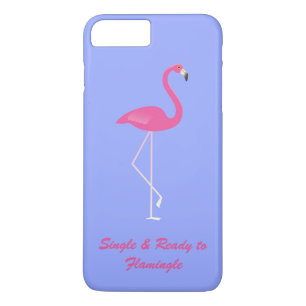 Single & Ready to Flamingle iPhone 7 Plus lilac Case-Mate iPhone Hülle