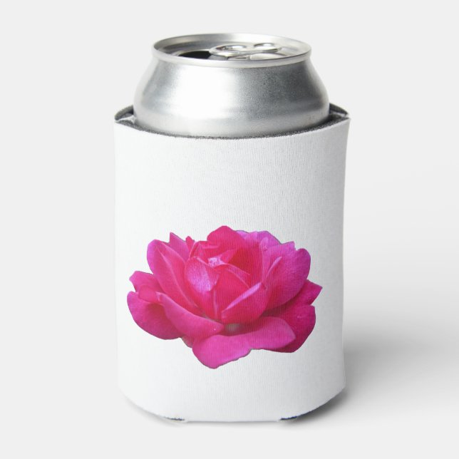 Single Rosa Blume Dosenkühler (Kanne Vorderseite)