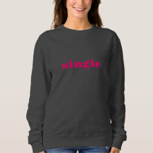 Single rosa moderne Typografie niedliche lustige k