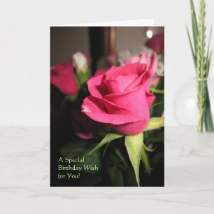Single Rose Karte