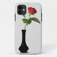 Single Rote Rose