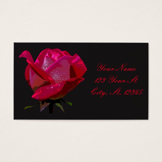 Single rote Rose Thunder_Cove jede Farbe (Vorderseite)