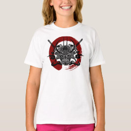 Single-Samurai Enso Blut-Kreis T-Shirt
