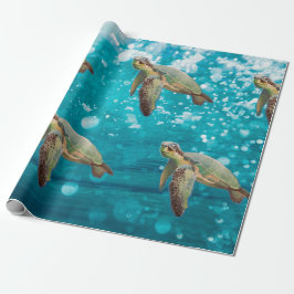 Single Sea Turtle Geschenkpapier
