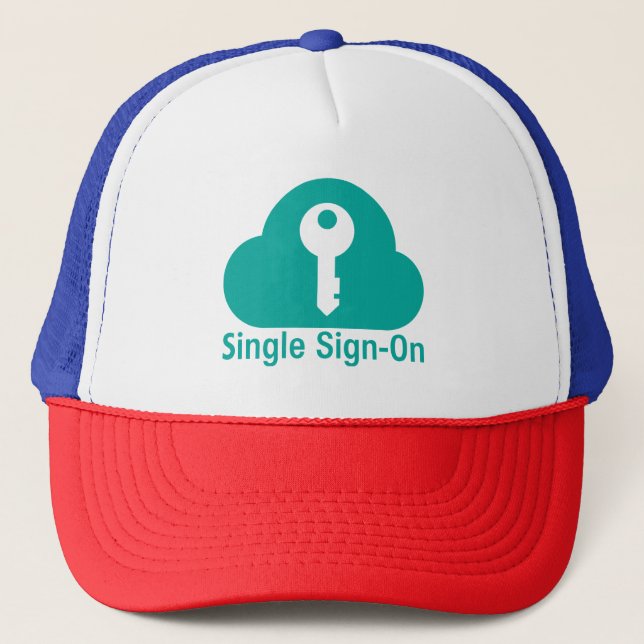 Single Sign-On Cloud Key Security Truckerkappe (Vorderseite)