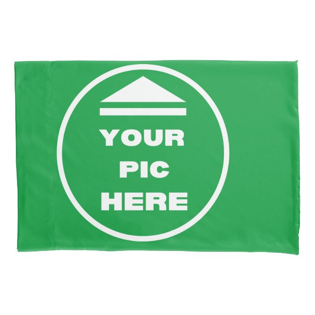 Single-Standardgröße-Pillowcase - Bild hinzufügen Kissenbezug (Vorderseite)