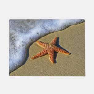 Single Starfish am Strand Fußmatte