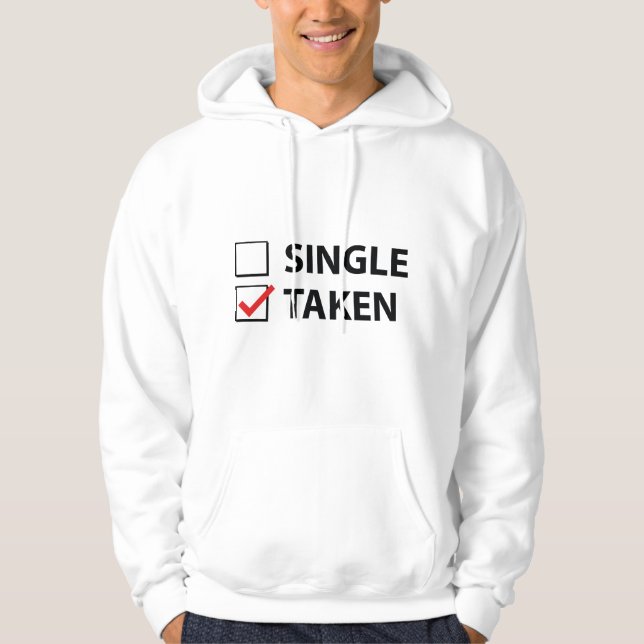 Single Taken Hoodie (Vorderseite)