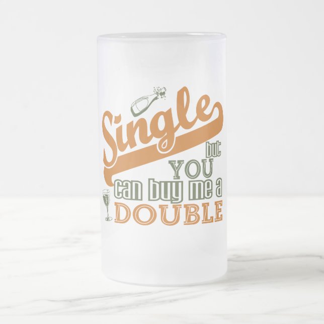 SINGLE Tasse - wählen Sie Stil & Farbe (Mittel)