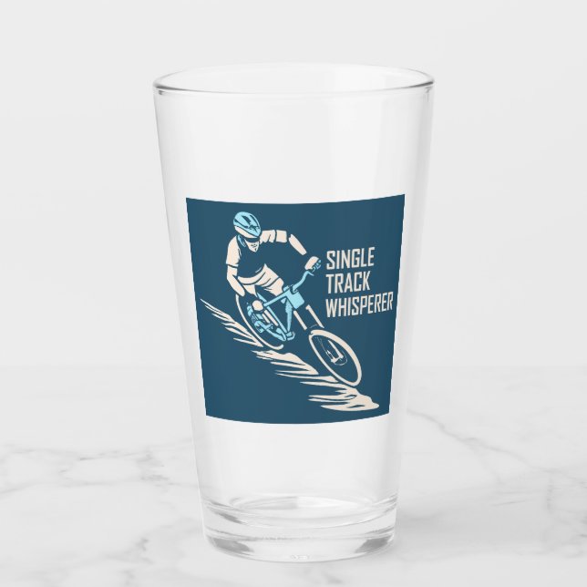 Single Track Whisperer Mountainbike Glas (Vorderseite)