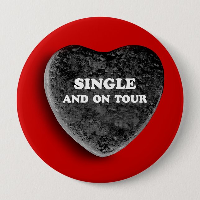 SINGLE UND AUF DER REISE BUTTON (Vorderseite)