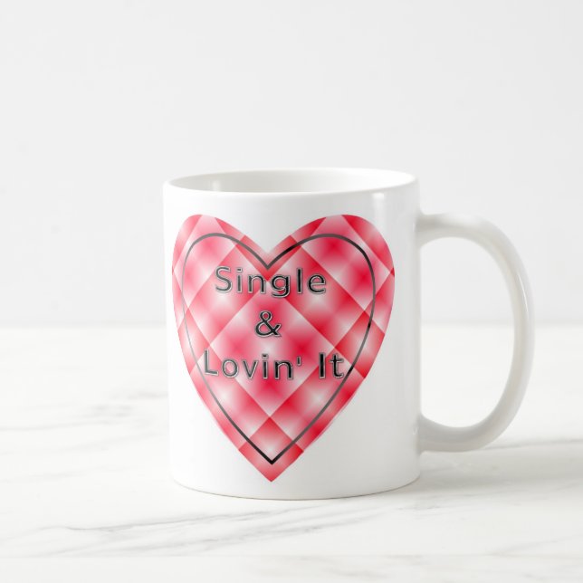 Single und Lieben es Kaffeetasse (Rechts)