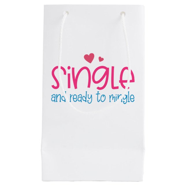 Single und Vorbereitung auf den Steinwurf | Gesche Kleine Geschenktüte (Vorderseite)