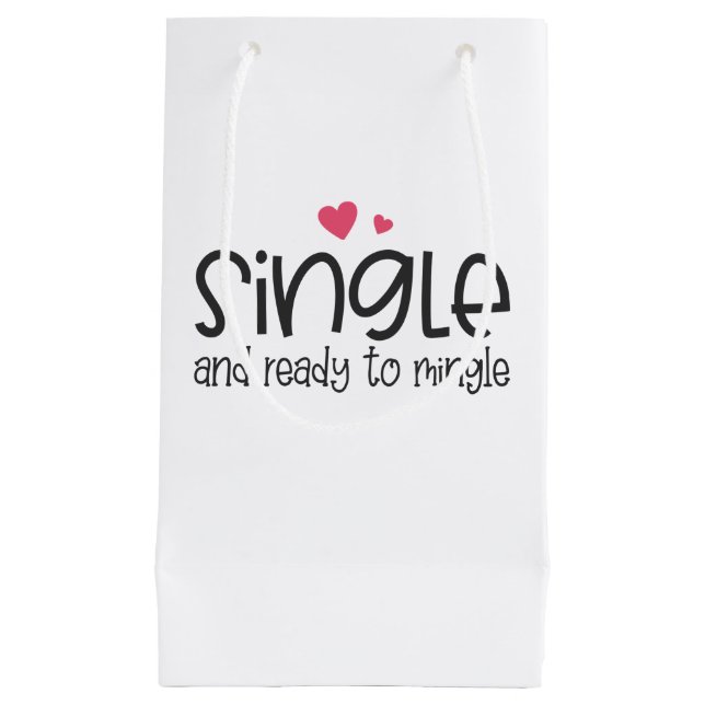 Single und Vorbereitung auf den Steinwurf | Gesche Kleine Geschenktüte (Vorderseite)