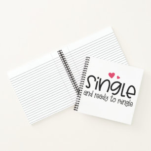 Single und Vorbereitung auf den Steinwurf   Notizb Notizbuch