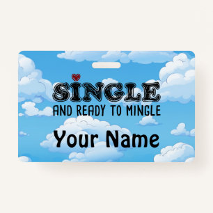 Single und zum Mischen bereit Ausweis