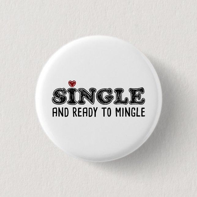 Single und zum Mischen bereit Button (Vorderseite)