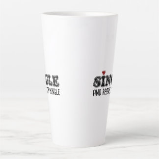 Single und zum Mischen bereit Milchtasse