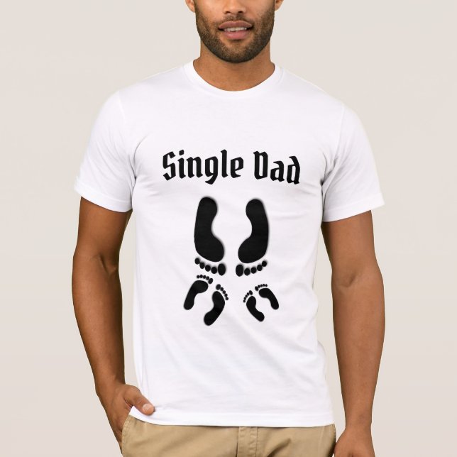 Single Vater Fun T Shirt (Vorderseite)