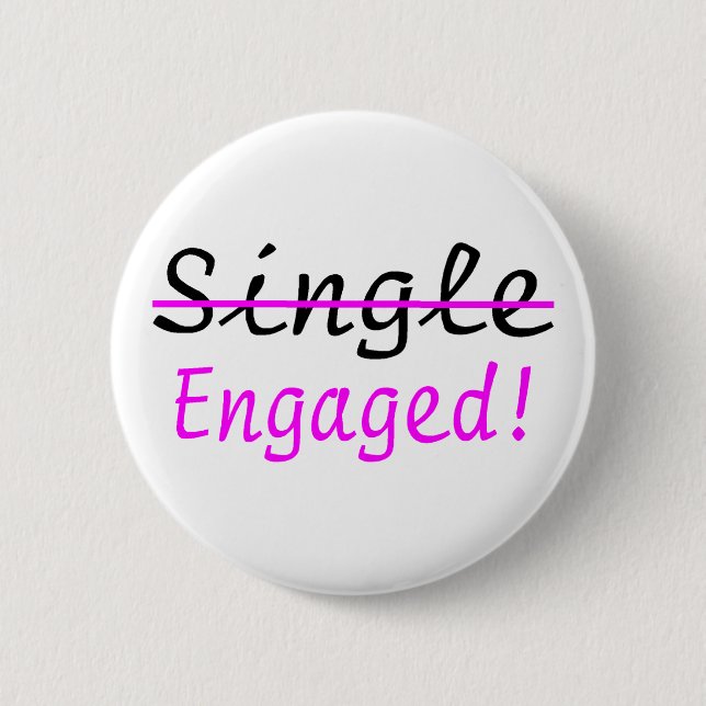 Single (verlobt) button (Vorderseite)