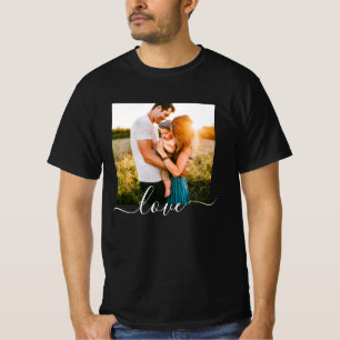 Single Vorlage Liebe Schwarz T-Shirt