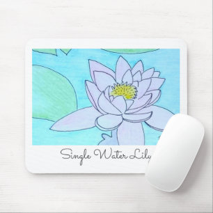 Single Water Lily Mousepad