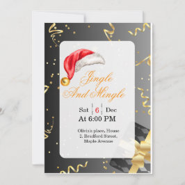 Singles and Friends Christmas Party Invite  Einladung