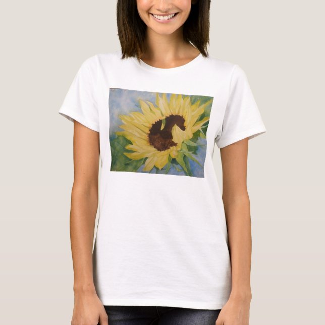 Singlesonnenblume T-Shirt (Vorderseite)