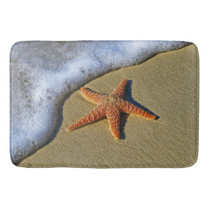 SingleStarfish auf Strand Badematte