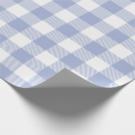 Singrün-blaues Büffel-Karo-Muster Geschenkpapier