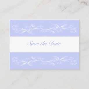 Singrün-süße BlumenSave the Date Karten
