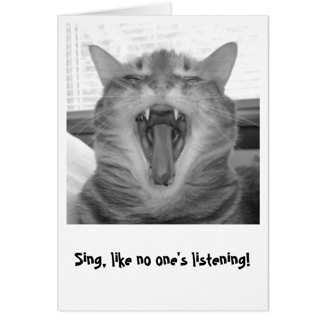Singt, wie niemand zuhört! (Vorne)